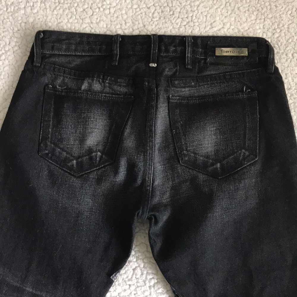 Tortoise Patchwork Boyfriend Jeans 24 - image 8